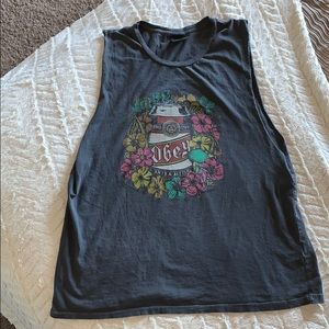 Large obey muscle tee